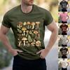 Men's Stand Collar Short Sleeve Shirt Loose Leisure Holiday Shirt Man