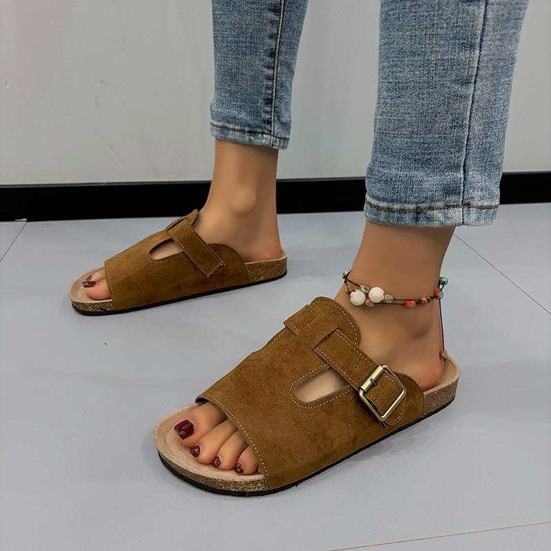 Cool Slippers Women's Wind Thick-soled Non-slip One-pedal Sandals Large Size