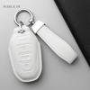 Genuine Genuine Leather Auto Key Fob Cover Case Fit For Peugeot 2008 3008 4008 5008 308 408 508 Citroen C1 C2 C4 C6 C3-Xr Picasso Grand Ds3 Ds5
