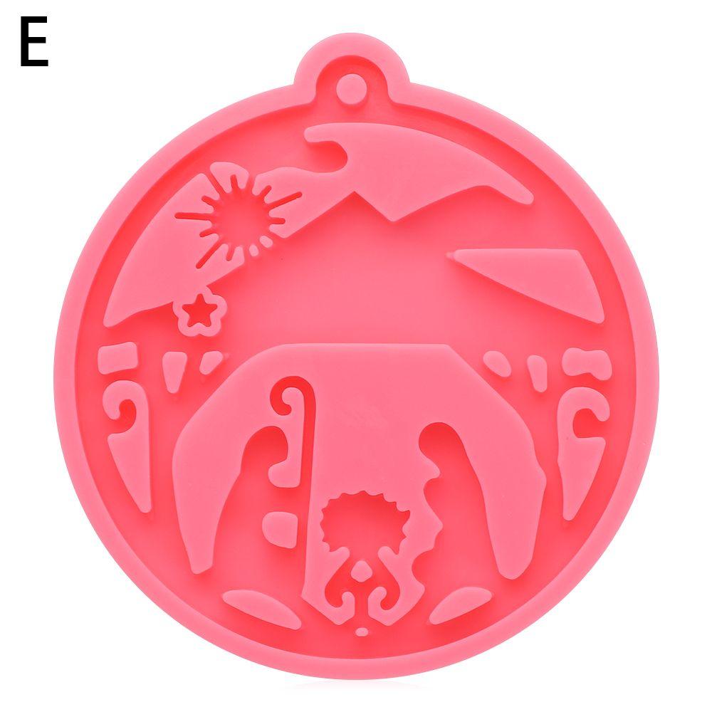 Candy Chocolate Cake Tools Silicone Moulds Keychain Molds Jewelry Making Tool Christmas Ball Mold
