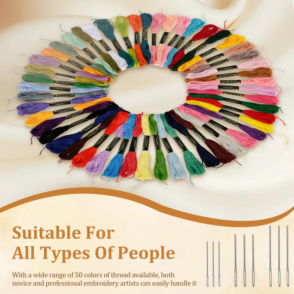 Mini Mushroom Knit Patch Kit Small Speedweve Style Weaving Darning Loom with 14 Hooks 50 Color Threads for Mending Clothes Jeans