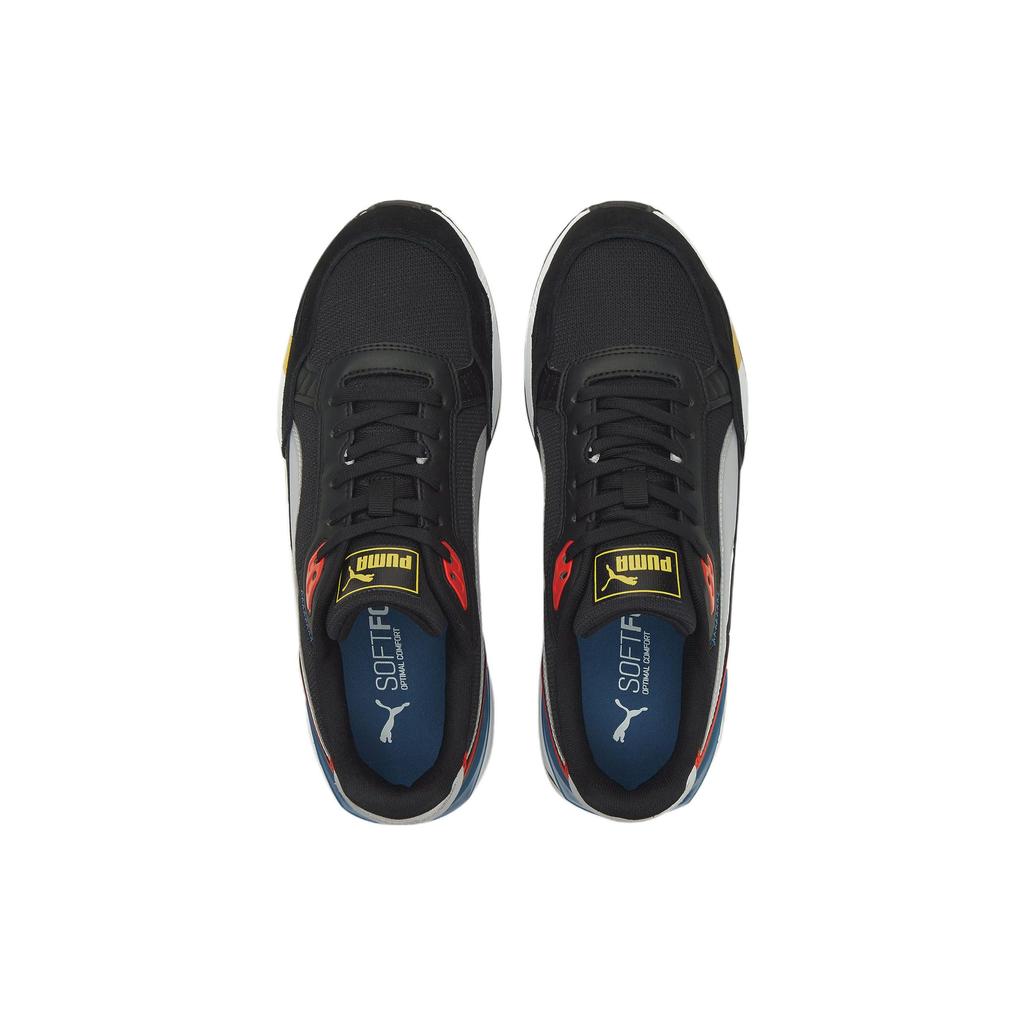 Puma Graviton Tera Black Harbor Mist Red Unisex Sneakers White High-Risk-Red 383058-03