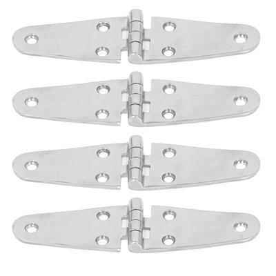 4 шт. Дверные петли 316 Нержавеющая сталь Морской класс для лодочного шкафа люка RV 6 отверстий Фурнитура