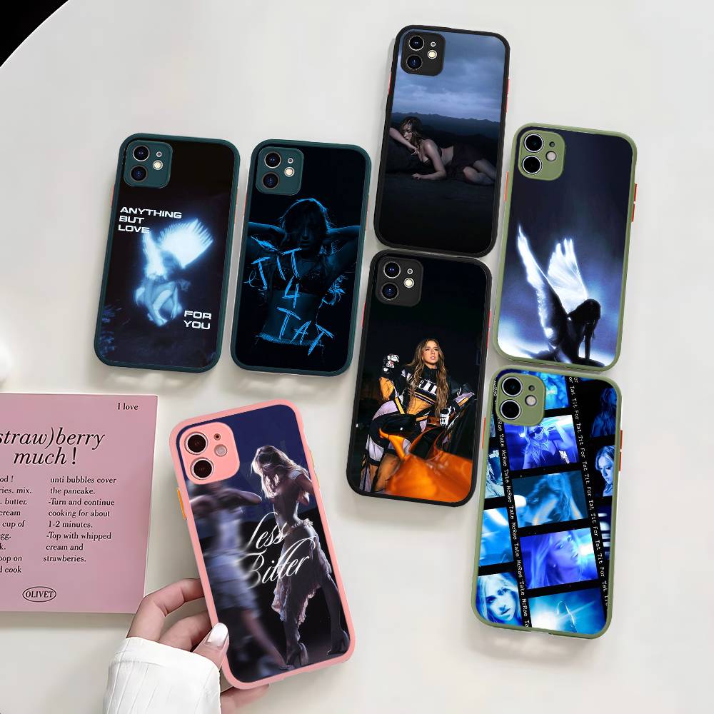 Певица Тейт Макрей Для iPhone Air 16 15 14 Plus 13 12 11 Pro Max Матовый Чехол Гелевый Ударопрочный Чехол для Телефона