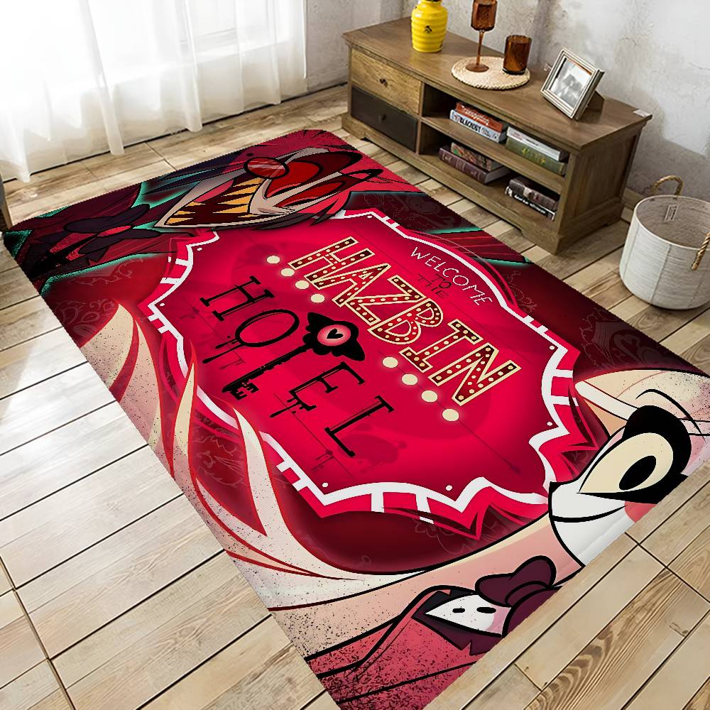 Anime H Hazbin H Hotel Floor Mat Retro Multiple Choice Living Room Kitchen Rug Non Slip Modern Home Decor