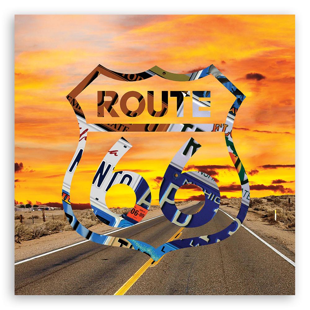 Canvas Print Route 66 Route