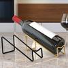 2Pcs Wine Bottle Holder Metal Wine Rack for Countertop Storage Space Saving Wine Display Stand Decorative Home Decoration