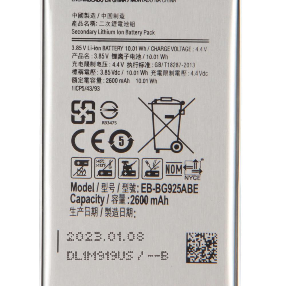 Original Replacement Battery For Samsung GALAXY S6 Edge G9250 G925F G925FQ G925S G925L G925A G925V EB-BG925ABE EB-BG925ABA