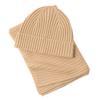Autumn and Winter New Wool Knitted Hat Wool Scarf Men's and Women's Warm Versatile Wool Ear Hat Set