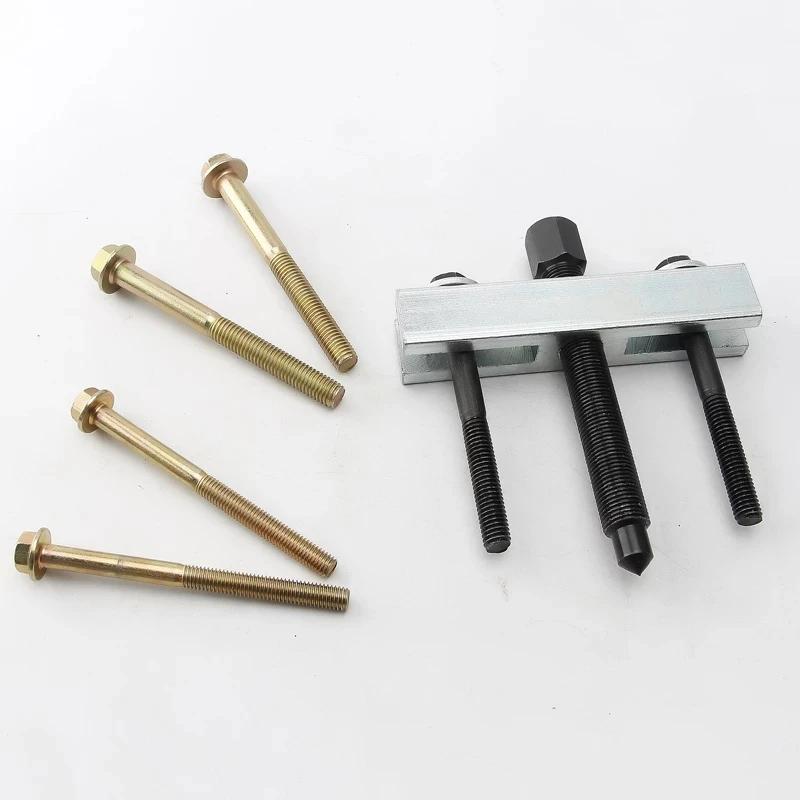 1 комплект съемника шкива ремня коленчатого вала, инструмент для снятия шкива, съемник крыльчатки вентилятора, инструмент для снятия съемника рулевого колеса двигателя