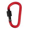 Outdoor Screw Lock Buckle D Shaped Carabiner Clasp Keyring Clip Camping Kits Sports Rope Buckle Water Cup Buckle  Tool