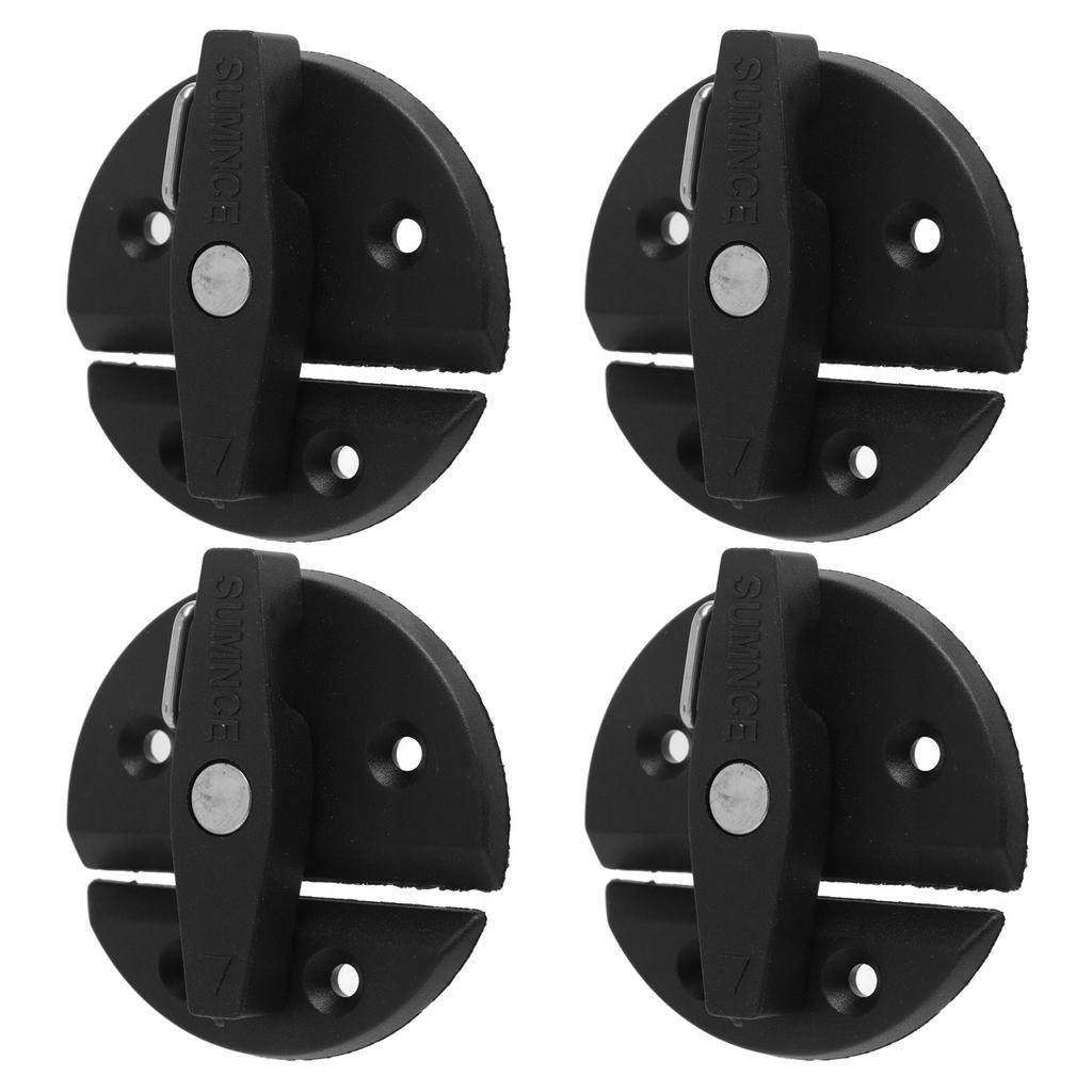 4 Sets Boat Cabinet Twist Latch Reinforced Nylon 59mm Round Turn Button Lock for Yacht RV Door Cabinet Hatch