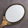 New Hot Makeup Mirrors Dresser Mirror Vintage Oval-Shape Handheld Mirror Vanity Mirror