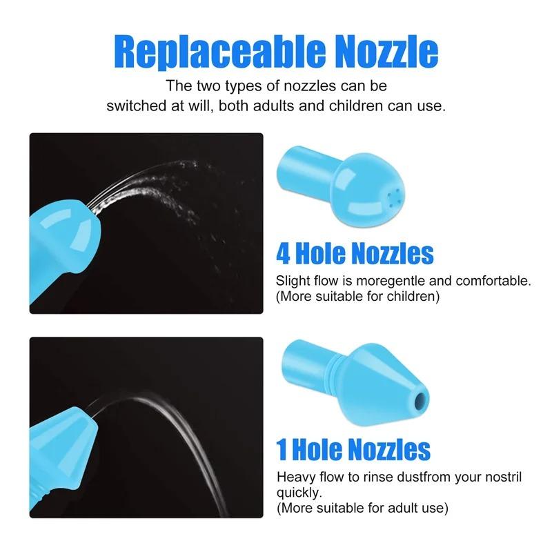 300ml/500ml 1Pc Saline Pot Nasal Wash Nose Allergic Bottle Cleaner