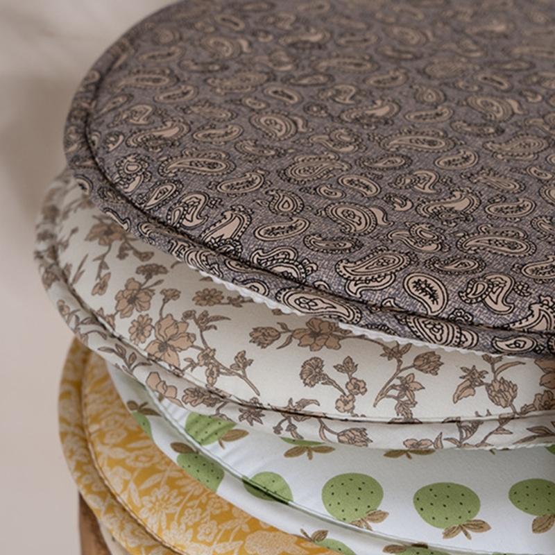 Мягкая круглая подушка-сиденье 13 дюймов для кухонных обеденных стульев с наполнителем из пены высокой плотности