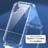KEYSION Противоударный прозрачный чехол с четырьмя углами для Samsung A06 4G 5G Мягкий TPU+PC Прозрачная задняя крышка для телефона для Galaxy A06 5G