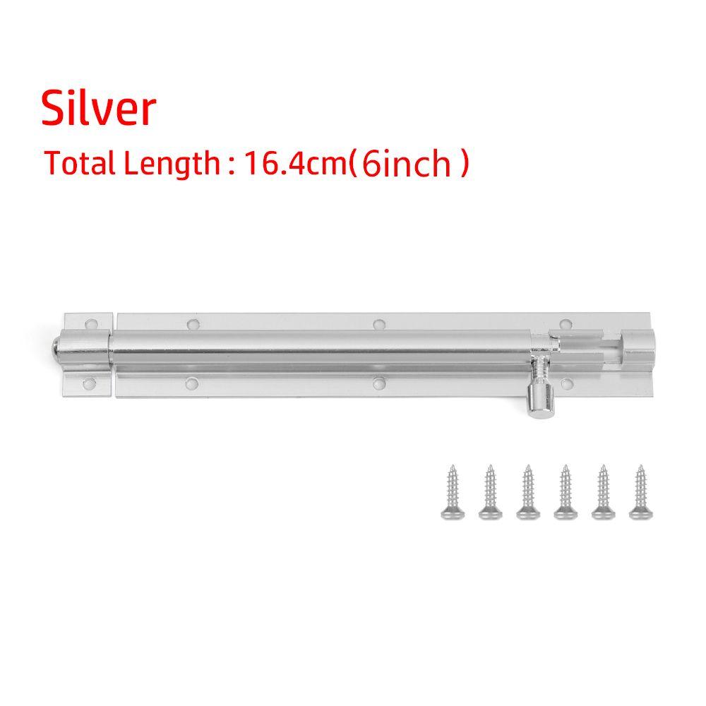 Aluminum Alloy Wardrobe Stopper Window Catch Lock Silent Gate Hook Cabinet Catches Door Lock Buckle