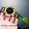 Самодельный холщовый ремешок для умных спортивных часов Casio 3475 GBD-H1000 Модифицированный Легко приклеиваемый Нейлоновый ремешок Аксессуары Мужской браслет