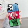 Чехол для телефона с флагом Азербайджана для iPhone 17 Air 15 16 11 12 13 14 Pro Max Чехол для iPhone 17 Air Max Plus coque Fundas