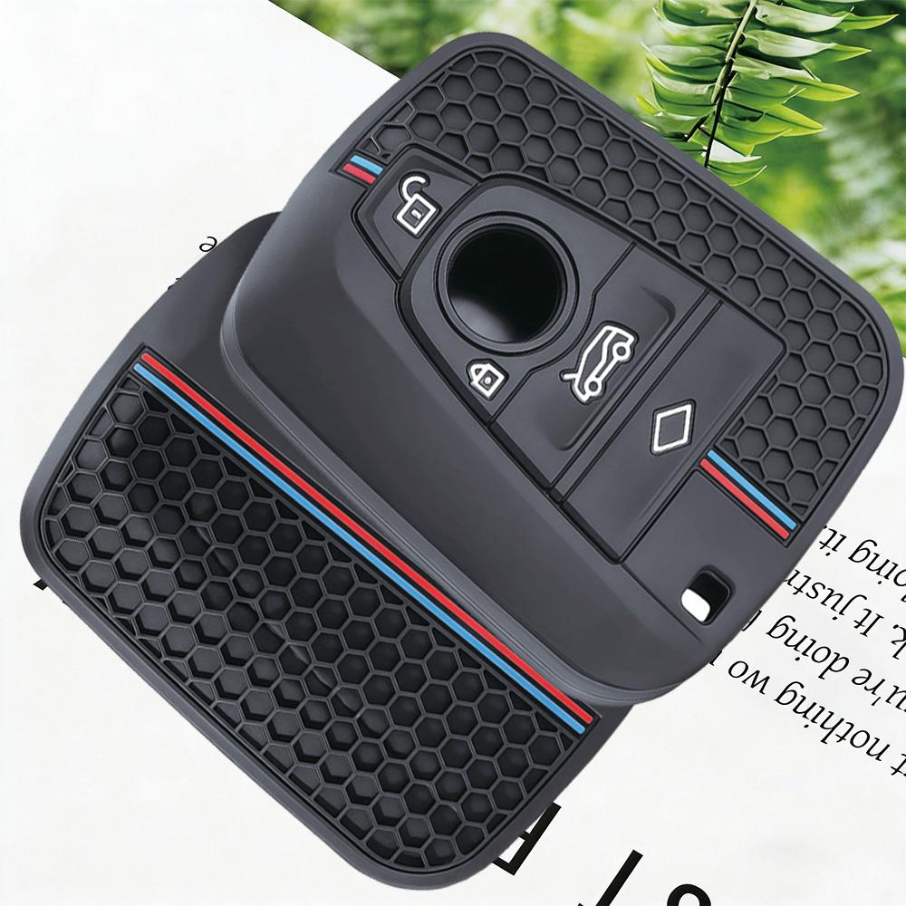 DOOD2 Premium Soft Silicone Car Key Case Cover High Quality 4 Buttons for BMW I3 I8 Series 2014 2016 2017 Accessories Shell Box