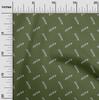 oneOone Ткань Cotton Flex Forest Green Fabric с цветочным узором для шитья, напечатанная ткань для рукоделия, ярд 40 дюймов