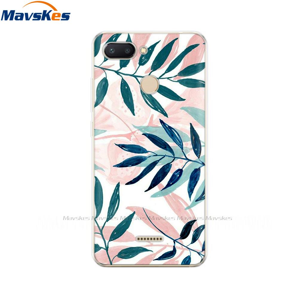 Silicone Cover for Xiaomi Redmi 6 Case Full Protection Soft Tpu Back Cover Phone Case for Xiaomi Redmi 6 Redmi6 Bumper Coque Bag
