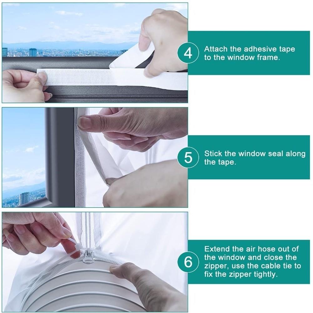 Adjustable Length Air Conditioning Seal Portable Air Conditioner Seal  For Portable Air Conditioner