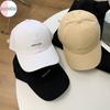 Модная Бейсболка с вышивкой буквы Универсальная Повседневная Мягкий Верх Козырек с изгибом Защита от солнца Бейсболка