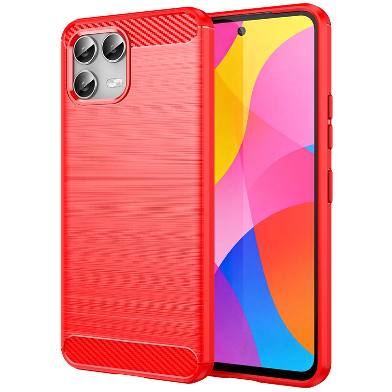 For Cover T-Mobile T Phone 3 Pro Case For T-Mobile T Phone 3 Pro Silicone Carbon Fiber Back Case For T-Mobile T Phone 3 Pro Case