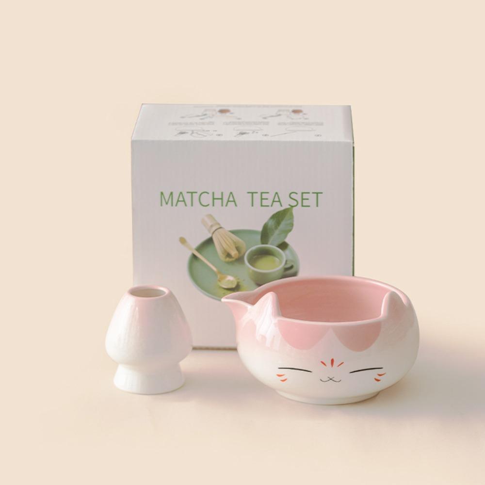 2/5/7pcs Ceramic Bowl Matcha Tea Set Bamboo Whisk Matcha Brewing Kit Perfect Matcha