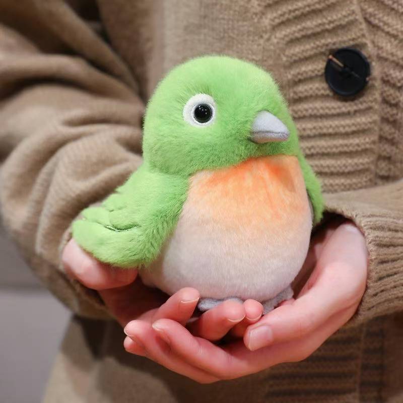 12cm Simulation Bird Doll Kawaii Stuffed Plush Toy Doll Cartoon Anime Cute Gift Doll for Children's Birthdays and Holidays