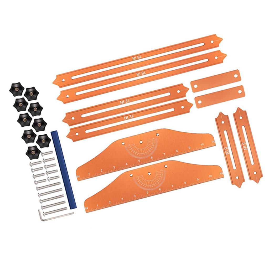 Шаблон для ступеней лестницы, приспособление для измерения из алюминиевого сплава, регулируемый скользящий установщик с футляром