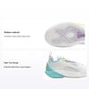 Баскетбольные кроссовки Li Ning Youth Flash 10 с высоким верхом, детские кроссовки белого и фиолетового цветов YKBT115-4