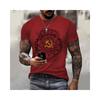 Russia CCCP 3D Printed TShirts For Men Clothing USSR Soviet Union Man Short Sleeve Tshirt Moscow Mens Tees Oversized Tops
