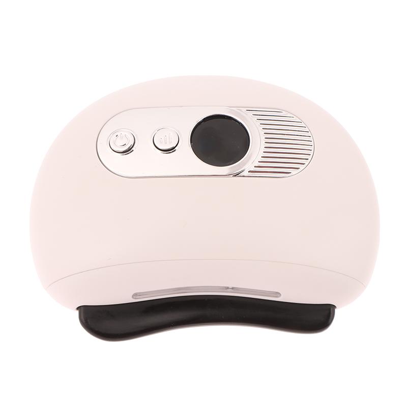 Электрический массажер Гуаша для тела, скребок для тела, нагрев, вибрация, мышечный массажер Гуаша, нож для массажа лица, шеи, глаз, камень Гуаша, скребок