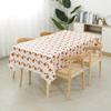 6PCS Holiday Disposable Halloween Tablecloth Halloween Themed Pumpkin Tablecloth Party Atmosphere Decoration Durable Supplies
