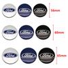 New 2026 Car Sticker 4pcs 56/60/65mm Car Exterior Decorative Accessories Wheel Hub Center Cap Stickers Accessories For Ford Focu