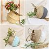 Seagrass Wicker Basket Wicker Basket Flower Pot Folding Basket Dirty Basket