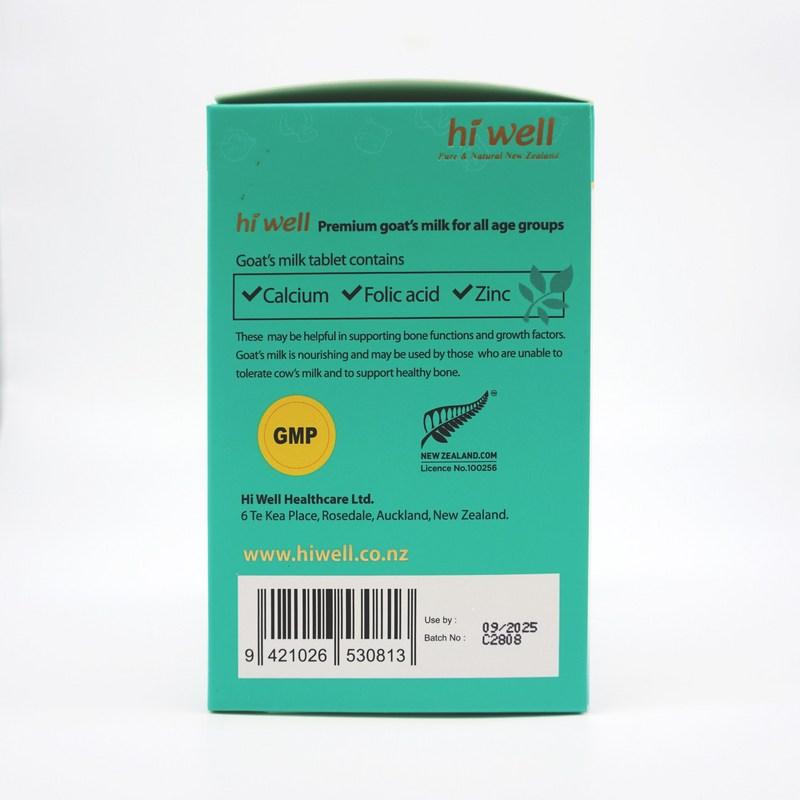 New Zealand Hi Well Goat Milk Protein Chewable Powder