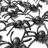 10 шт., Декорации на Хэллоуин, Розыгрыш, Маленькие и Интересные Реалистичные Пластиковые Пауки, Реквизит для Розыгрыша, Рождество, Фотобутафория для Хэллоуина