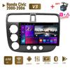 Wireless Car Radio Carplay For Honda Civic 2000- 2006 Android Multimedia Video Player GPS Navigation WIFI 2+32GB