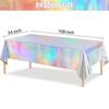 Plastic Laser Tablecover Disposable Laser Tablecloth Table Runner   Party Decor