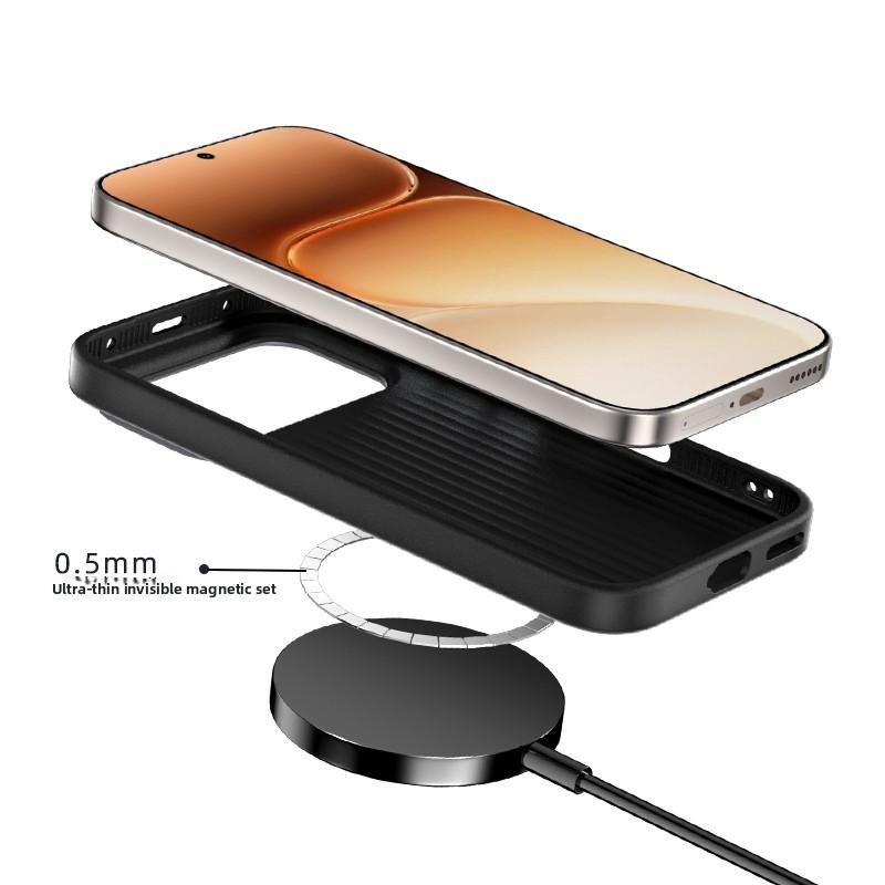 Для Huawei Honor 600 Pro Чехол Жесткий ПУ углеродное волокно MagSafe Магнитный Защитная Задняя Крышка Чехол Для huawei honor600 600pro Корпус