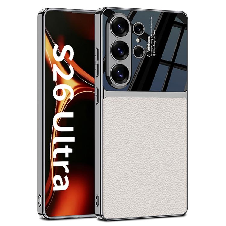 GKK Plating TPU + Leather Full Coverage Phone Case