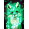 Full 5D Diy Diamond Painting Cartoon Light Fox Embroidery Cross Stitch Home Decor Handmade Gift