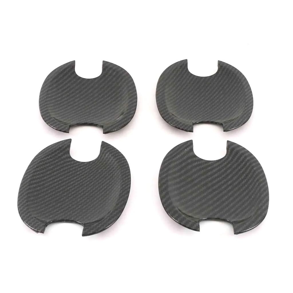 Наклейка для защиты хромированной дверной ручки из углеродного волокна для Volkswagen VW Jetta MK5 2005-2011 Golf Plus