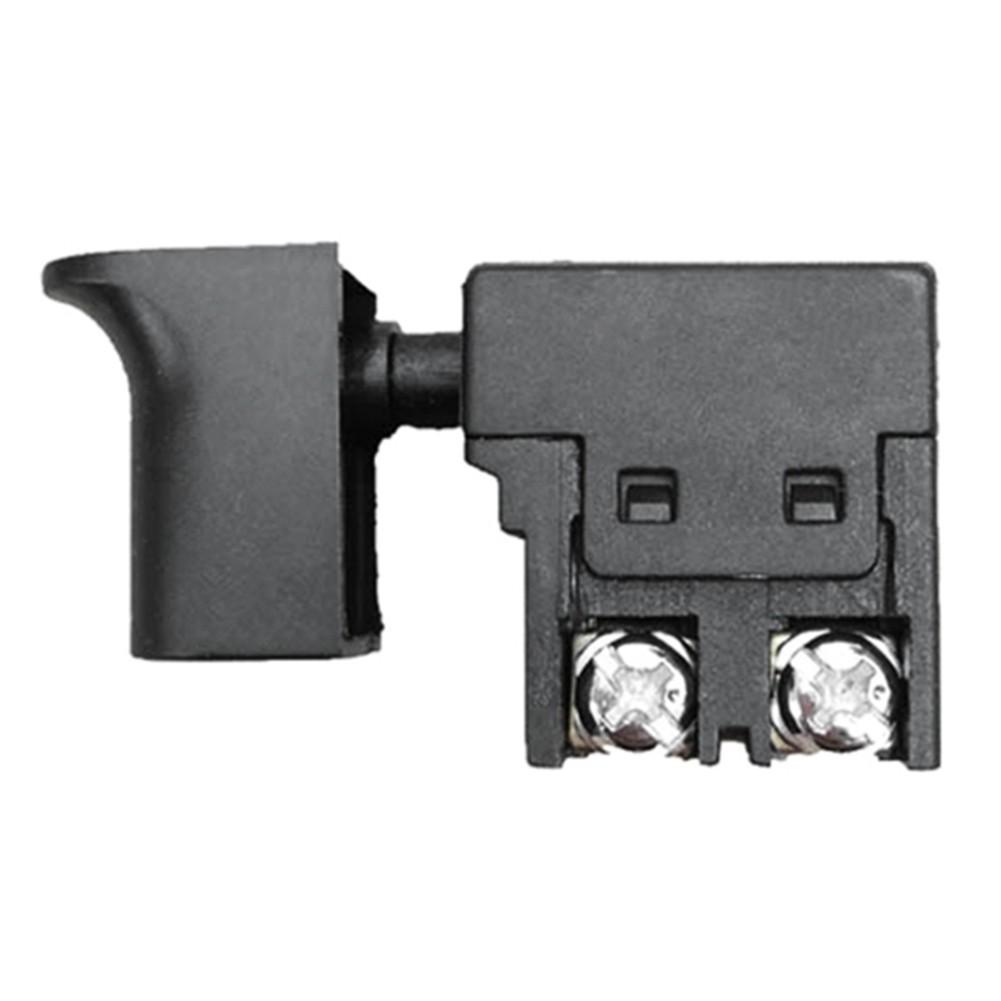 Electric Drill Switch Button 250V Black Control Knob Cutting Lock On