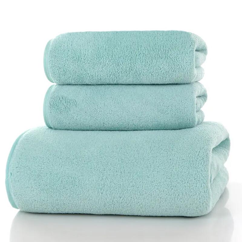 GPPNKC Coral Fleece Absorbent Towel & Bath Towel Set