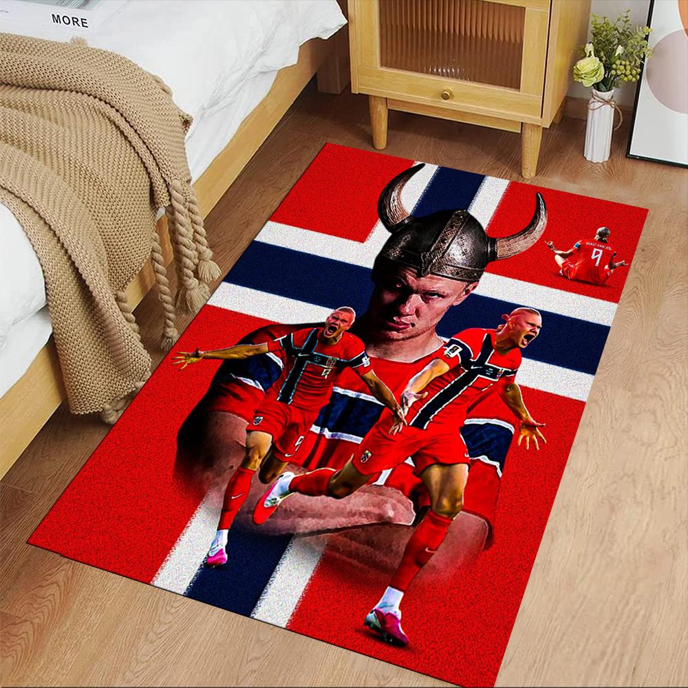 Haaland Floor Mat Perfect for Hallway Dining Room Playrooms Balcony Antislip Carpet Office home decor Perfect Gift for Women/Men