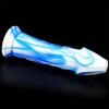 Жидкий силикон смешанного цвета, без яиц, имитация пениса, дилдо, устройство для женской мастурбации, анальная пробка, устройство для анального расширения